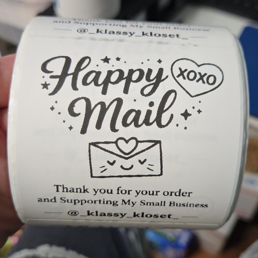 BUY NOW! Custom 100 Thermal Labels White 3x3 - Picture 2 of 7